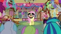 Fluttershy wearing Groucho glasses S03E13.png