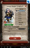 Jeanne, Knight Templar II