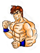 Mortal Kombat ll Arcade Art Johnny Cage