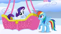 Rainbow Dash forgives Rarity S01E16