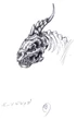 Bone Village Monster Fossil FFVII Sketch