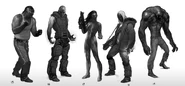 IF2 Enemies Concept Art