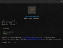Fatetwisted Belt