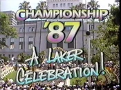 KHJ-TV's Channel 9 News Presents, Championship '87, A Laker Celebration! Video Open From June 1987