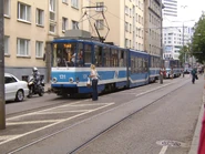 Low-middle tram in Tallinn