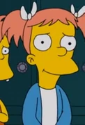 Girl with pigtails