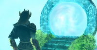 Guthix creating the Portal of Life