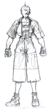 Zell FFVIII Art