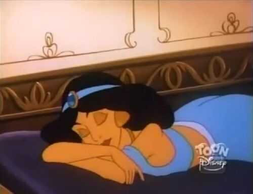 princess jasmine sleeping