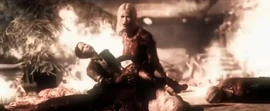Warden's fall burning woman