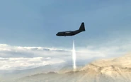 AC-130 firing 105 mm Dome MW3