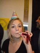 Kinney partying