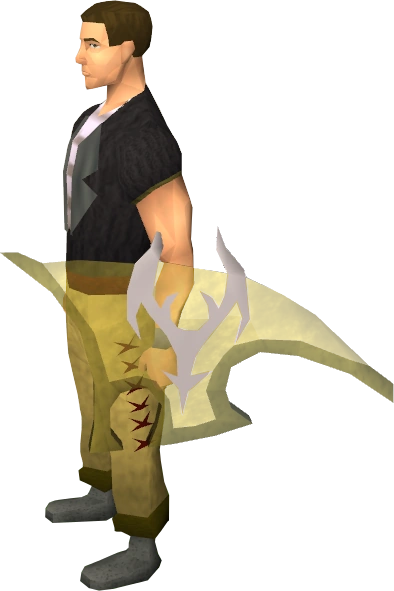 Lucky arcane spirit shield equipped