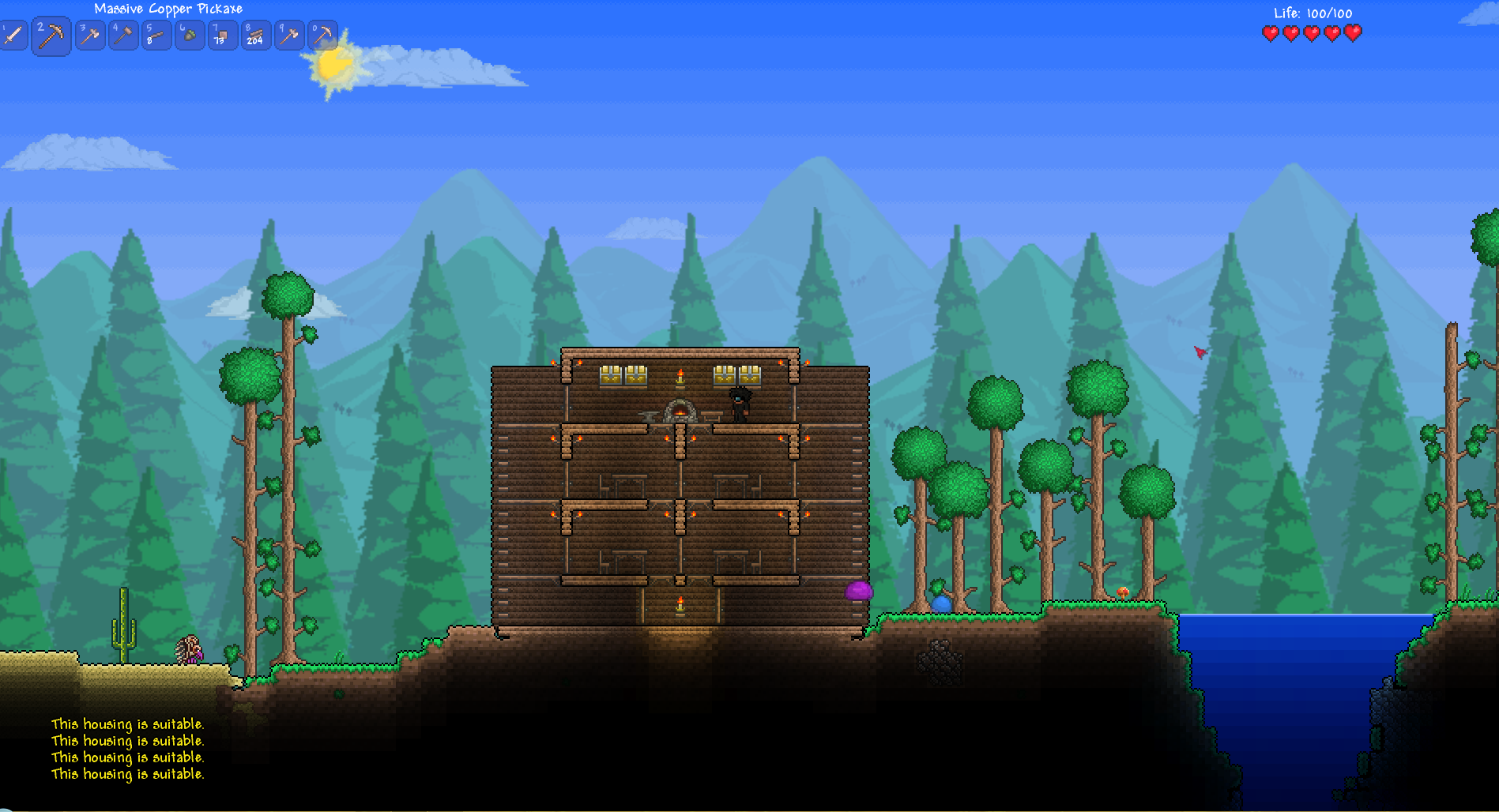 cool house world download terraria