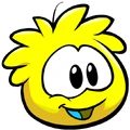 Cute yellow puffle
