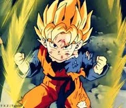 Goten transformandose