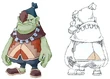 Dwarf Child FFIX Art 1