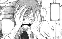 Erza cries