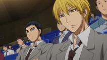 Kise and Kasamatsu in the audience