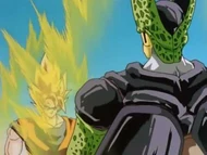 Goku y cell