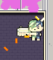 Floating glitch