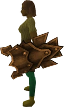Corrupt dragon sq shield equipped