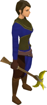 Monkey mace equipped