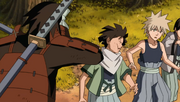 Butsuma golpea a Hashirama