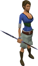 Mithril javelin equipped
