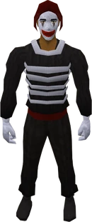 Mime clothing equipped