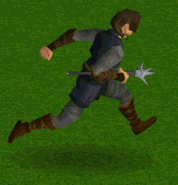 Swagger Stick running