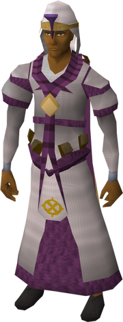 Ancient vestments equipped