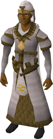 Bandos vestments equipped