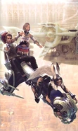 Ilustración Ashe-Balthier-Fran FFXII