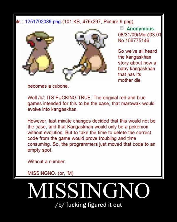 User blog:Element02/The Missingno and Cubone theories - Pokepasta Wiki