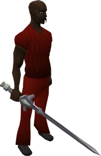 Gravite longsword equipped