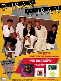 Spain wikipedia advert duran duran