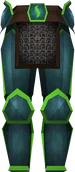 Guthix platelegs detail