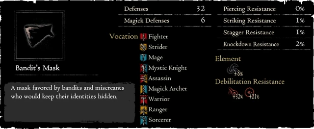 Dragonforged Bandit's Mask