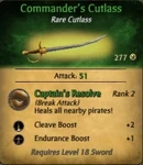 CommandersCutlassGoldValue