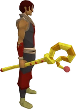 Pharaoh's sceptre equipped