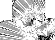 Zenkichi charges Medaka