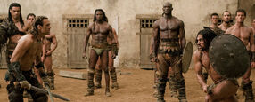 Gannicus vs. Crixus, Round 1