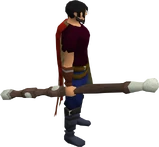 Staff (class 3) equipped