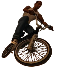 CJ en bici
