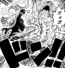 Luffy Kicking Hody