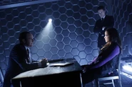 Phil Coulson interrogates Skye