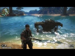 Monster Truck (destroyed and floating)