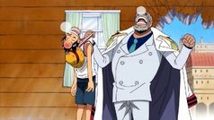 Luffy y garp