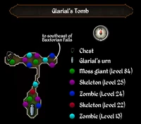 Glarial's Tomb map